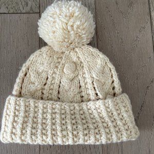 VINTAGE Abercrombie & Fitch Lamb wool CABLE HAT New